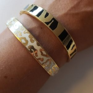 Kate spade animal print bracelets